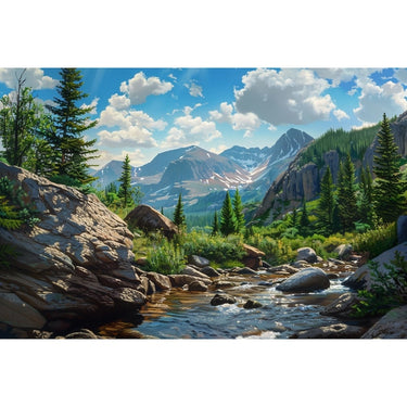 American Landscape Oil Canvas